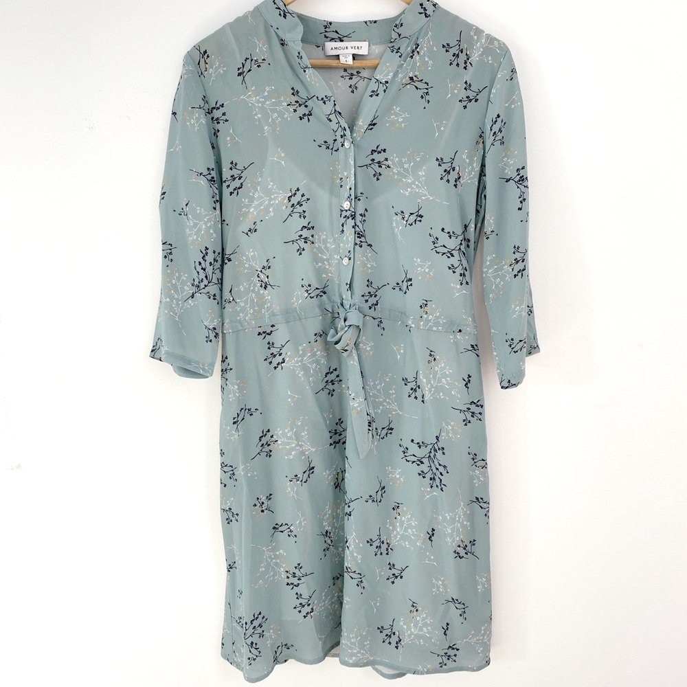 Amour Vert Lillibeth Silk Dress